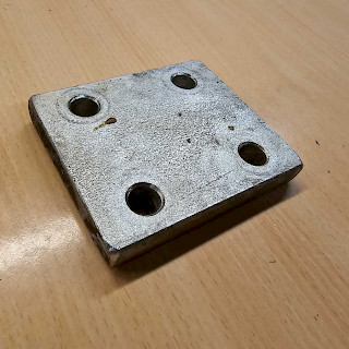 Kiinnityslevy 60x70x10 mm