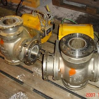 3-way valve BAC 5", pneum. Actuator