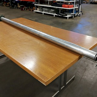 Rulla alumiini rumpu 8x220cm