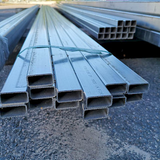 Ruostumaton Duplex Putki 40 x 20 x 2 mm