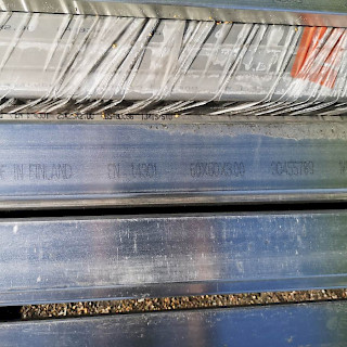Ruostumaton (304L / 1,4307) Neliöputki 60 x 60 x 3 mm