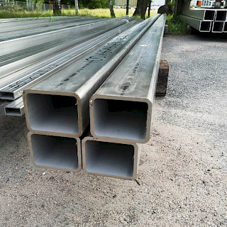 Ruostumaton HPK 1.4571 / AISI 316 Putki 100 x 80 x 6 mm