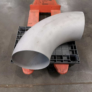 RST Teräskäyrä 90º hitsattava 14" 359x5