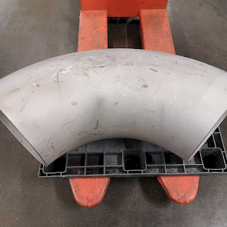 RST Teräskäyrä 90º hitsattava 14" 359x4,7