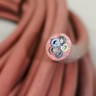 Silikonikaapeli 5x1,5mm2 22 metriä