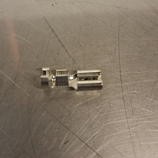 Flat Receptacle with notch 6.3x0.8m