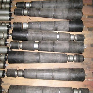 Kuljetinrulla kartiomalli 53/83mm x 495mm