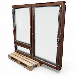 Fenestran Ikkuna 182x157x13cm ruskea